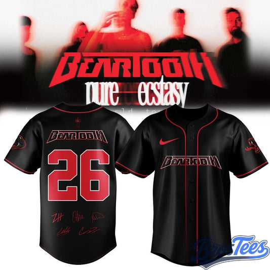Beartooth “Pure Ecstasy World Tour” 2026 Baseball Jersey - BrosTees