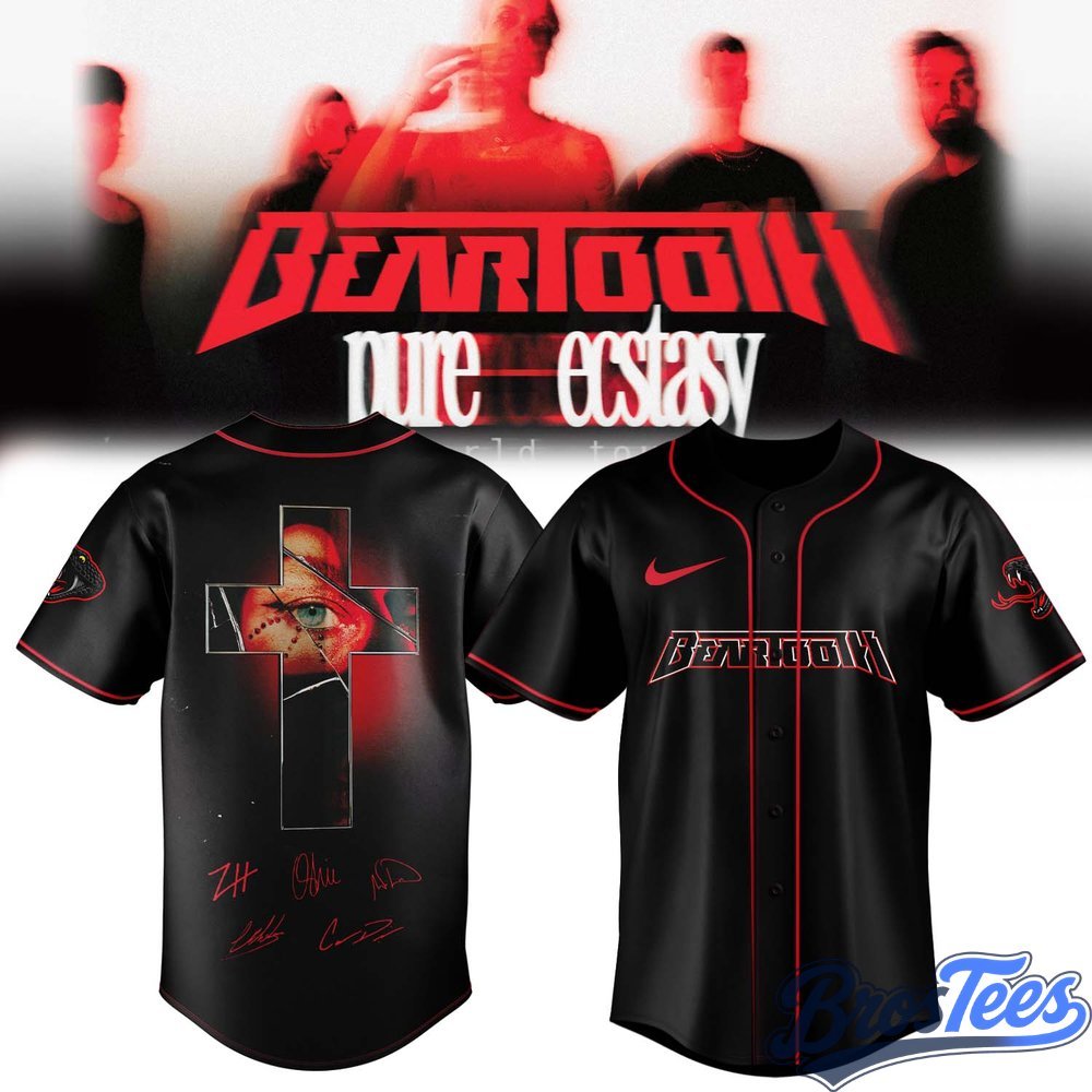 Beartooth “Pure Ecstasy World Tour” 2026 Baseball Jersey - BrosTees