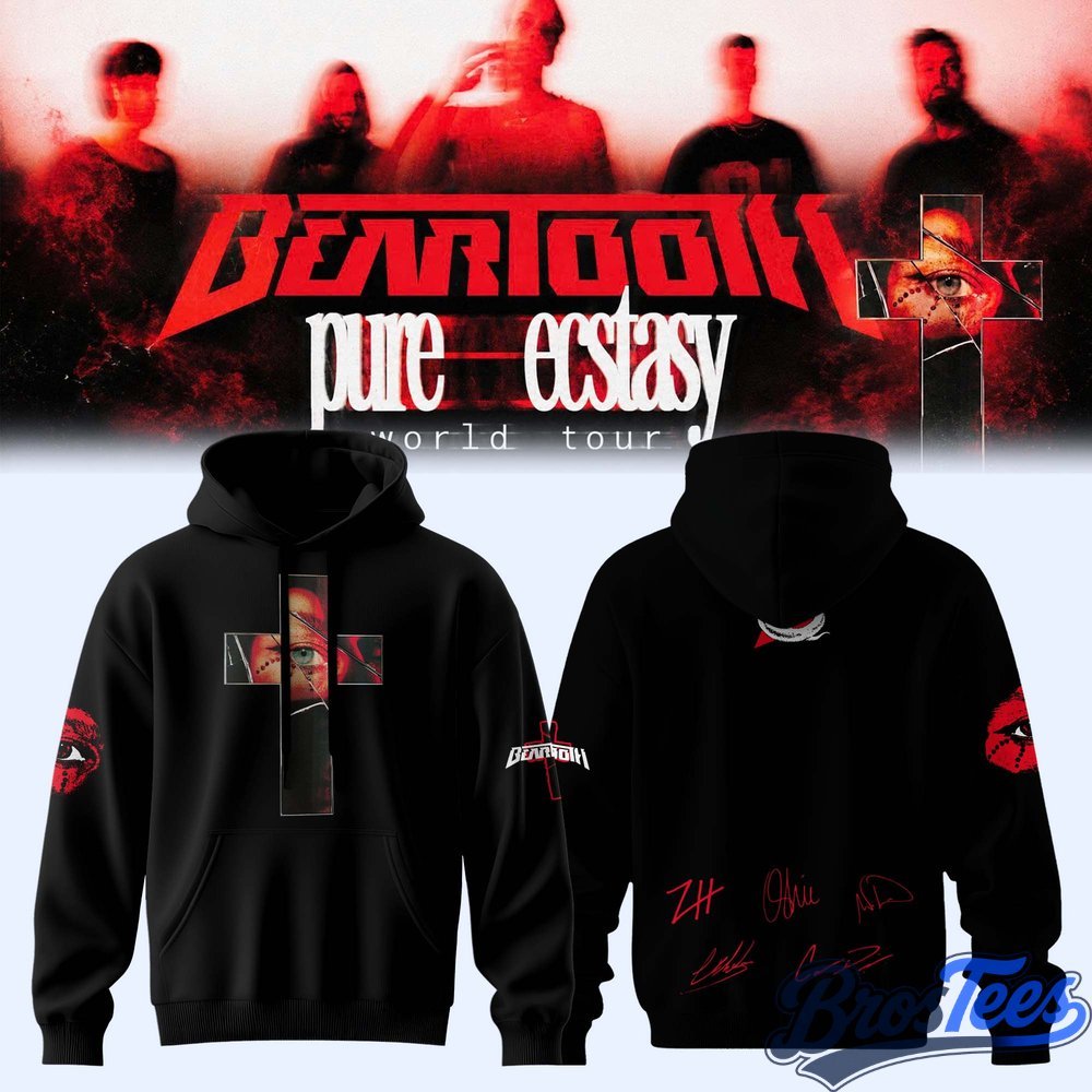 Beartooth “Pure Ecstasy World Tour” 2026 Signed Hoodie - BrosTees