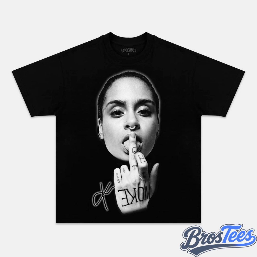 Kehlani Vintage Middle Finger Tee - BrosTees