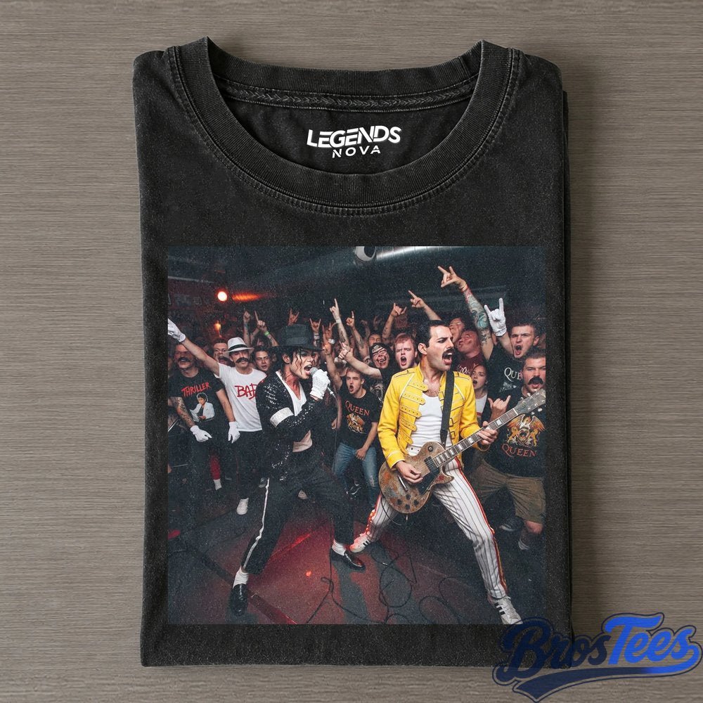 Michael Jackson & Freddie Mercury Tee - BrosTees