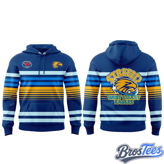 West Coast Eagles x StreetX 2026 Limited Edition Graphic Hoodie - BrosTees