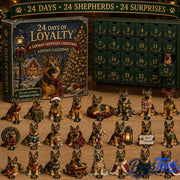 24 Days of Loyalty – German Shepherd Christmas Advent Calendar 2026 - 24-Day Countdown, Acrylic Charms