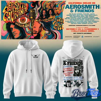 Aerosmith California Dream On Tour Hoodie