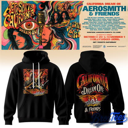 Aerosmith California Dream On Tour Hoodie