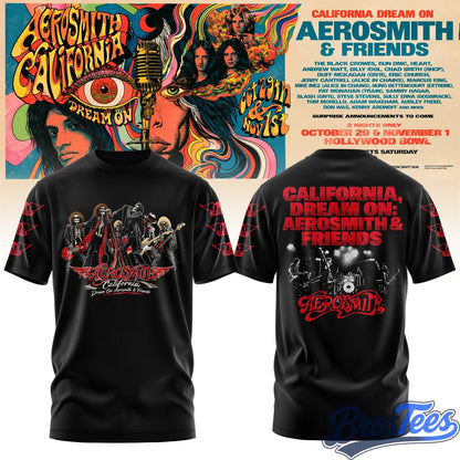 Aerosmith California Dream On Tour T-Shirt