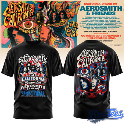 Aerosmith California Dream On Tour T-Shirt