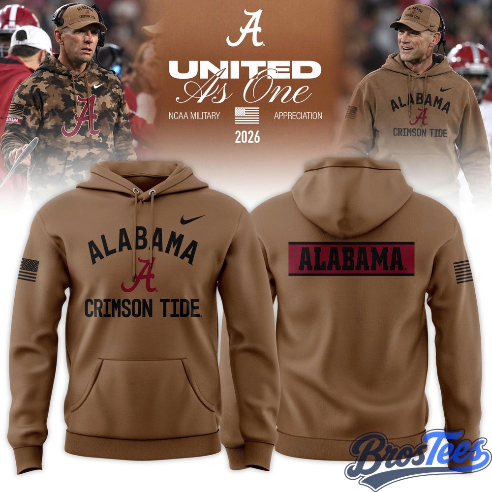 Alabama Crimson Tide 2026 Military Appreciation Limited Edition Hoodie