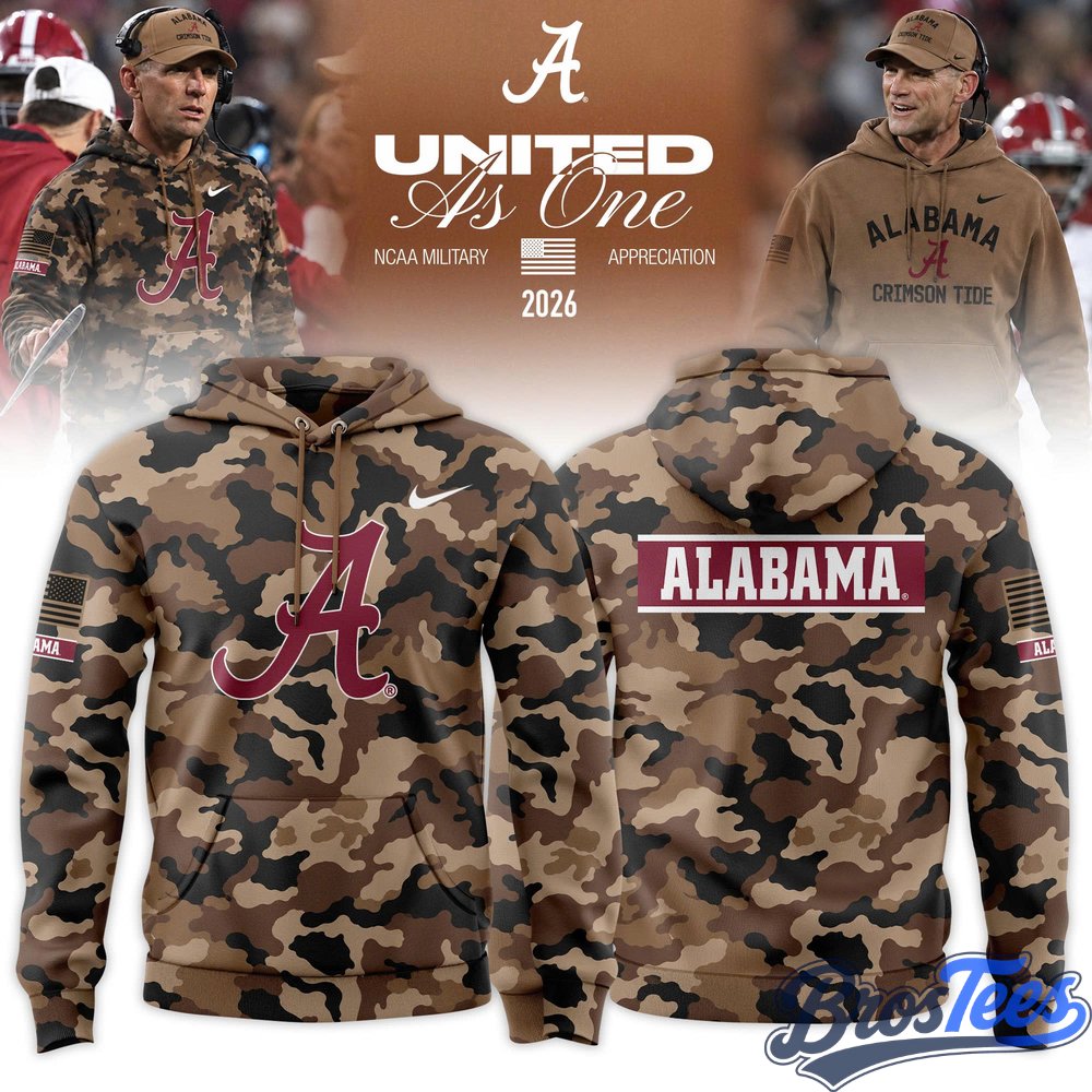 Alabama Crimson Tide 2026 Military Appreciation Limited Edition Hoodie