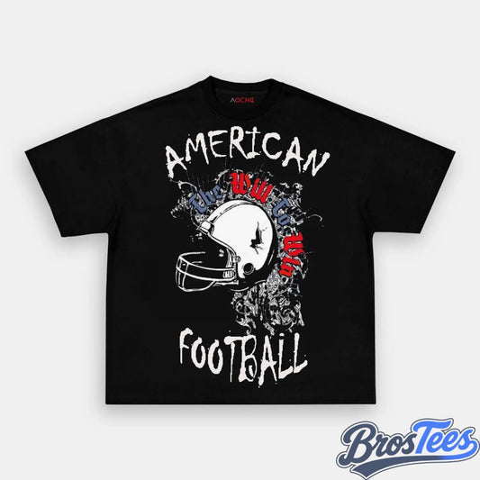 American Football Patriotic Graphic Tee