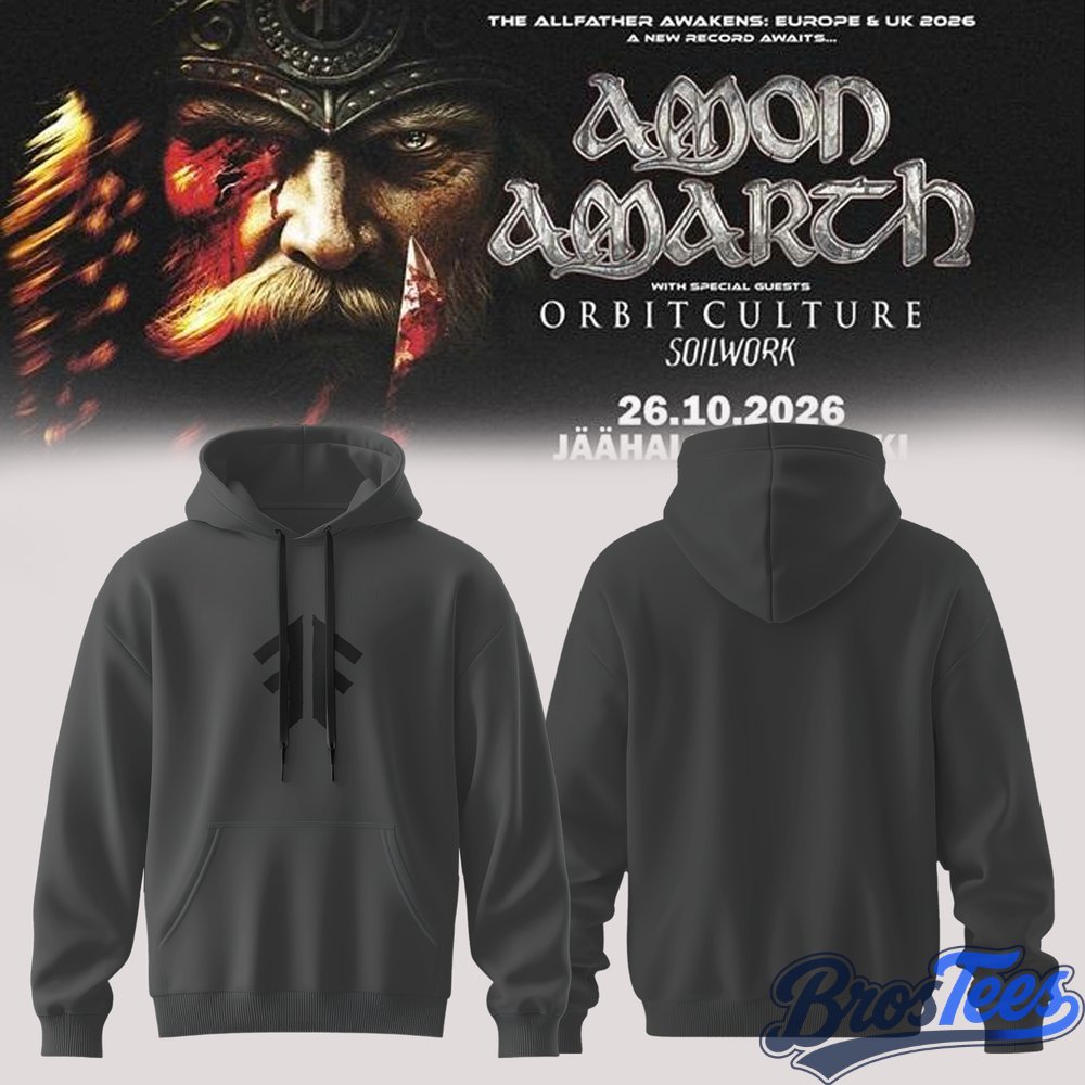 Amon Amarth The Allfather Awakens Tour 2026 Hoodie