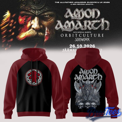 Amon Amarth The Allfather Awakens Tour 2026 Hoodie