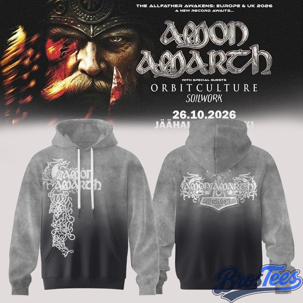 Amon Amarth The Allfather Awakens Tour 2026 Hoodie