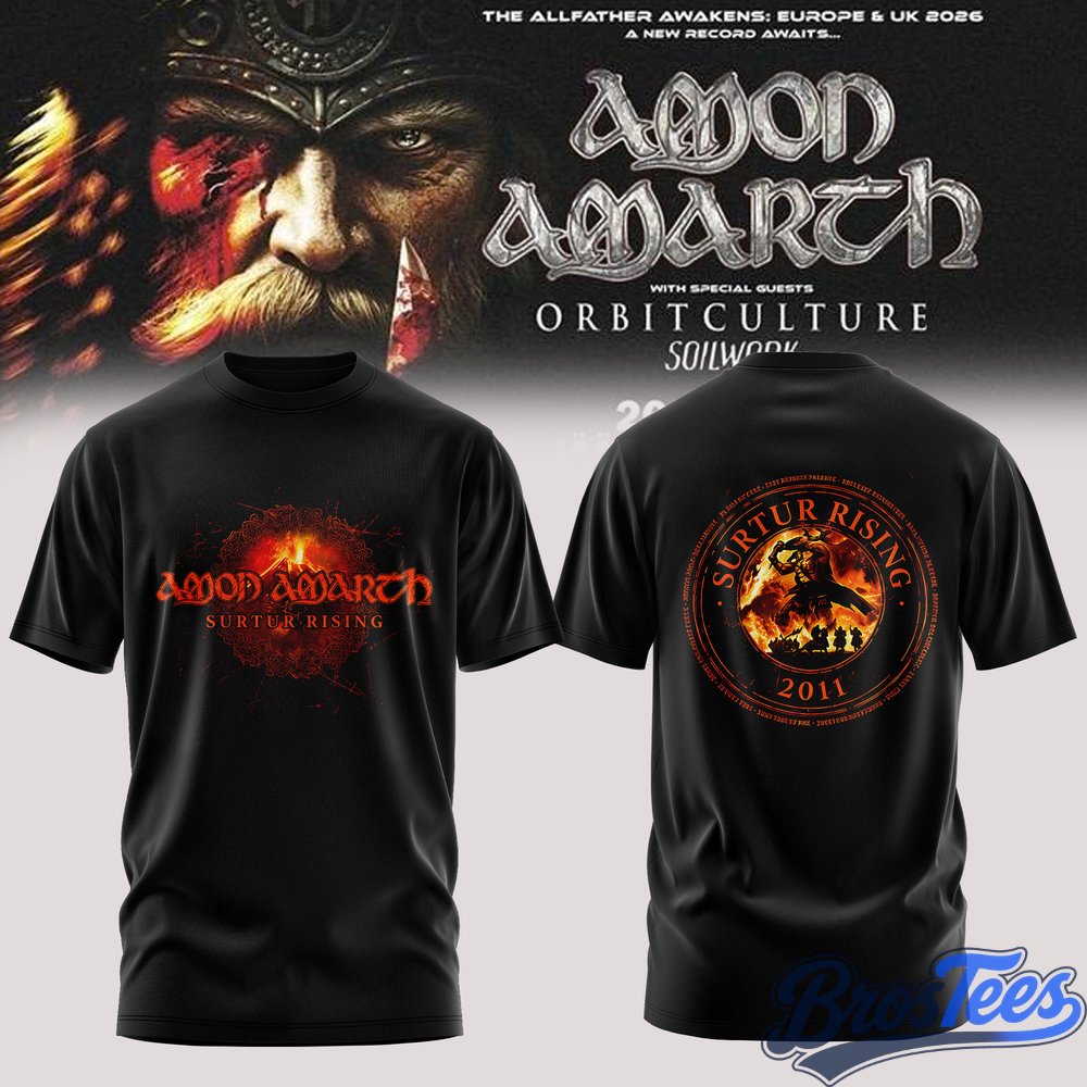 Amon Amarth The Allfather Awakens Tour 2026 T-Shirt