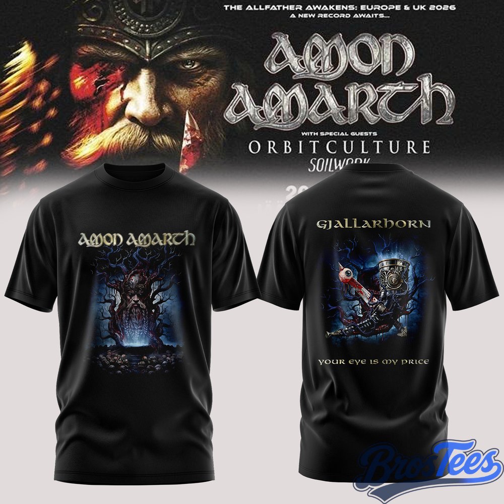 Amon Amarth The Allfather Awakens Tour 2026 T-Shirt