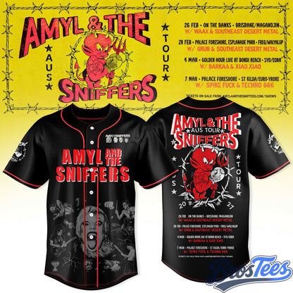 Amyl and the Sniffers – AUS Tour 2027 Baseball Jersey