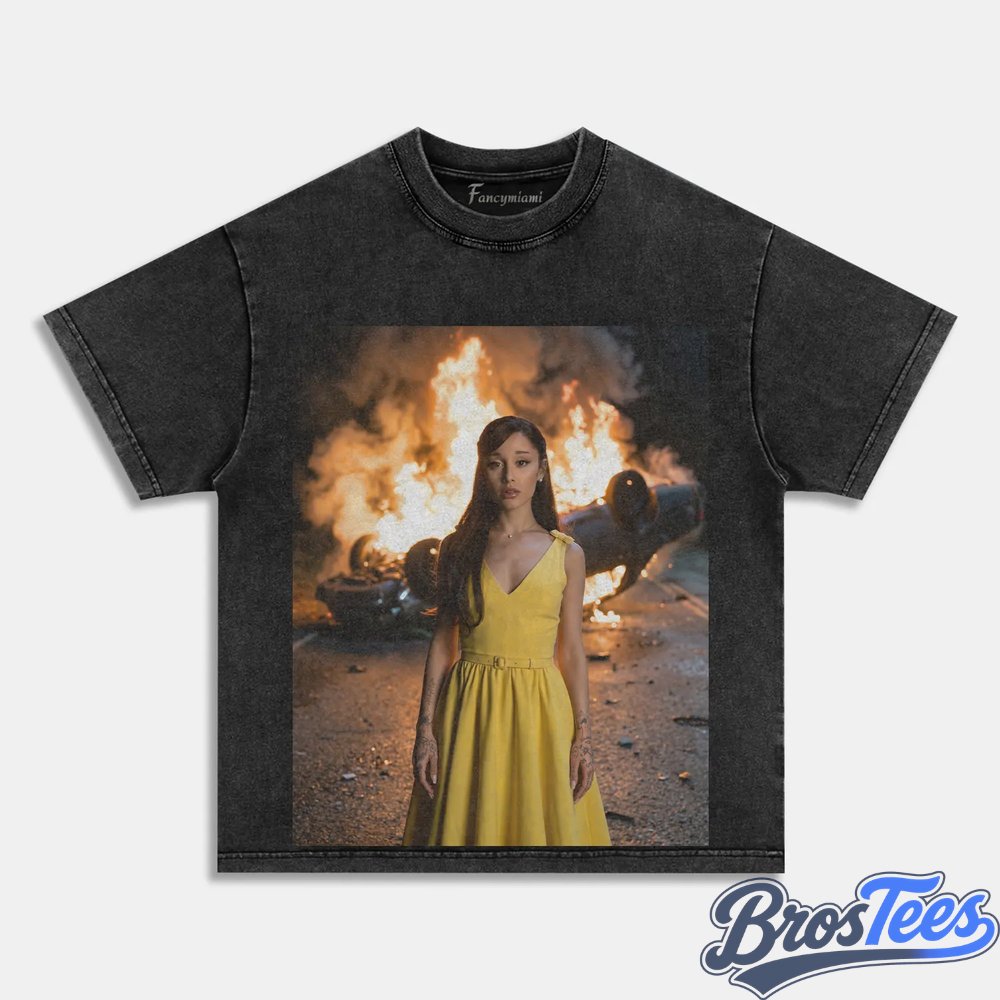 Ariana Grande Yellow Dress Explosion Scene Tee