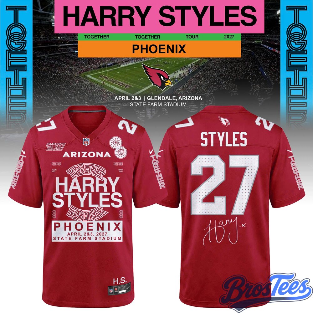 Arizona Cardinals x Harry Styles Together, Together Tour Signature Jersey