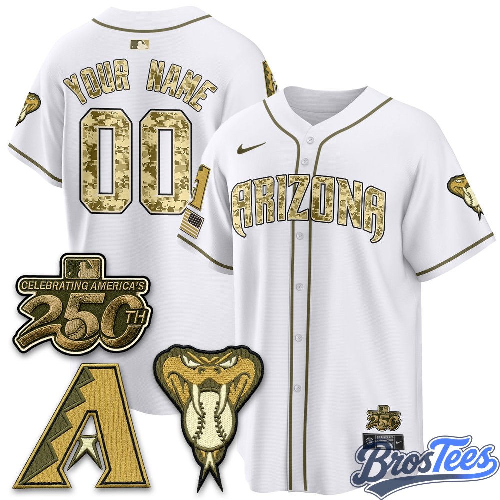Arizona Diamondbacks Salute to Service 2026 Premier Custom Jersey