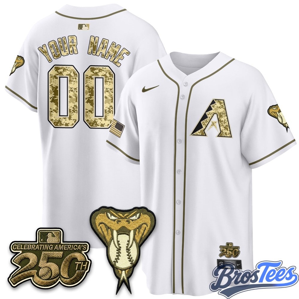Arizona Diamondbacks Salute to Service 2026 Premier Custom Jersey