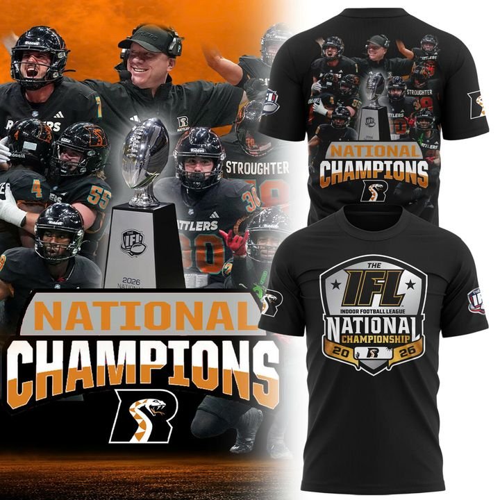 Arizona Rattlers 2026 IFL National Champions Photo T-Shirt