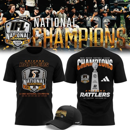 Arizona Rattlers 2026 IFL National Champions Photo T-Shirt
