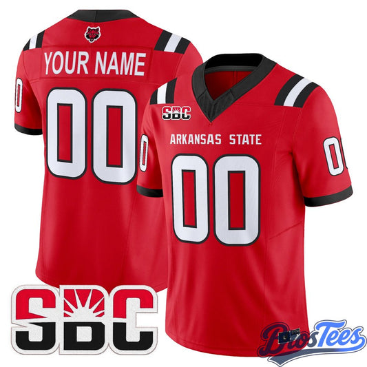 Arkansas State Red Wolves 2026 Custom Football Jersey