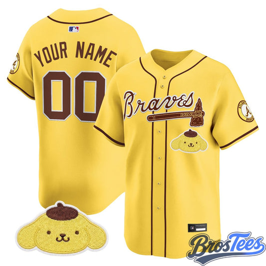 Atlanta Braves x Sanrio Friends Vapor Premier Limited Custom Baseball Jersey