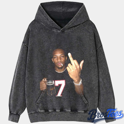 Atlanta Falcons Bijan Robinson Drinking & Middle Finger Tee