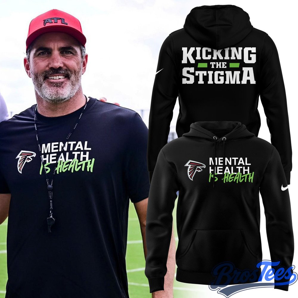 Atlanta Falcons Black Mental Health is Health Hoodie