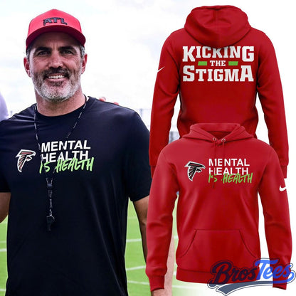 Atlanta Falcons Black Mental Health is Health Hoodie