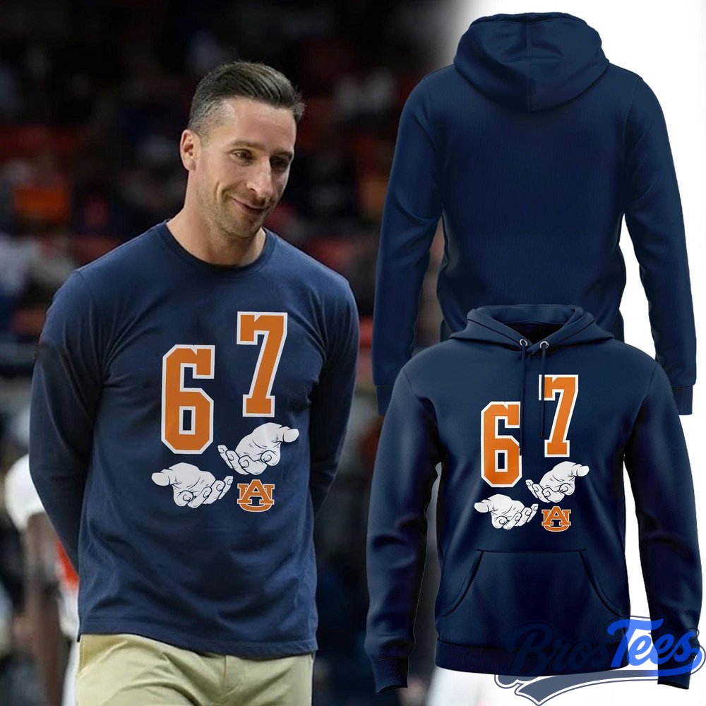 Auburn Tigers Basketball 67 Hoodie