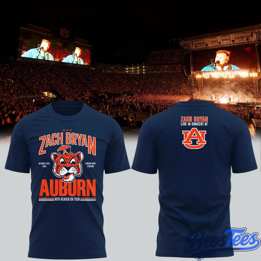 Auburn Tigers x Zach Bryan Tee