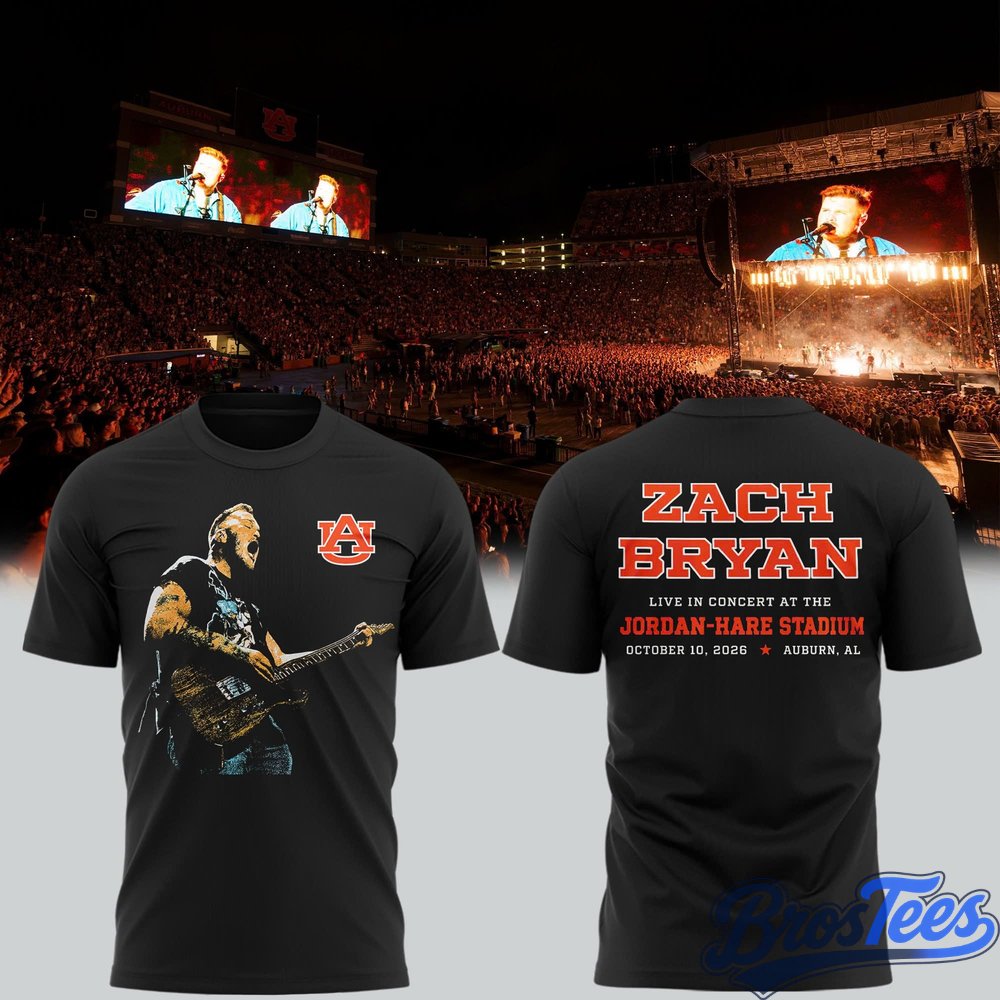 Auburn Tigers x Zach Bryan Tee