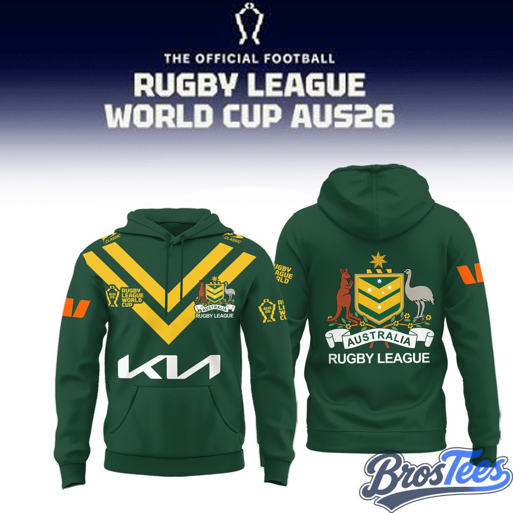 Australian Kangaroosl Rugby World Cup 2026 Hoodie