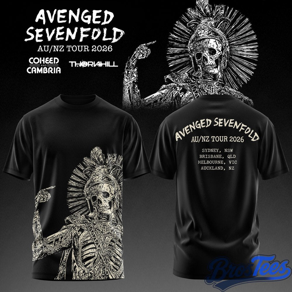 Avenged Sevenfold AUS-NZ Tour 2026 T-Shirt