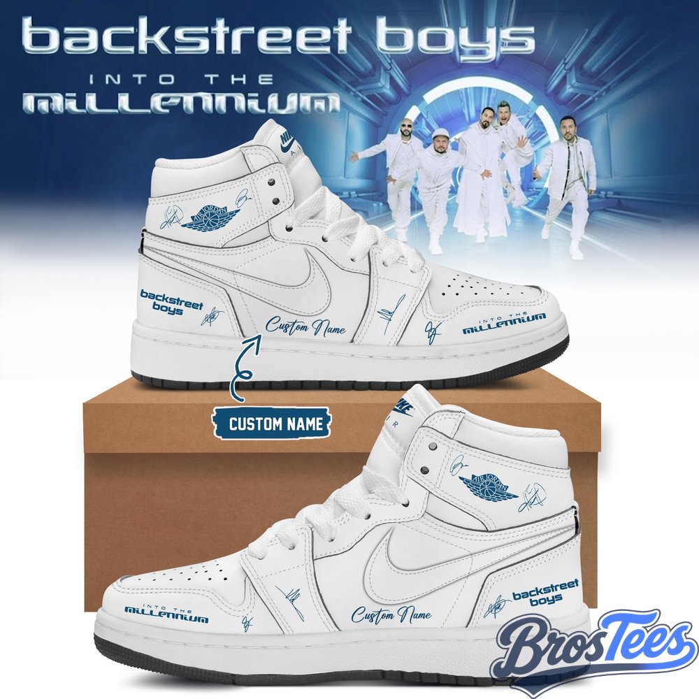 Backstreet Boys – Into The Millennium Tour Limited Edition Signature Custom AJ1 Shoes