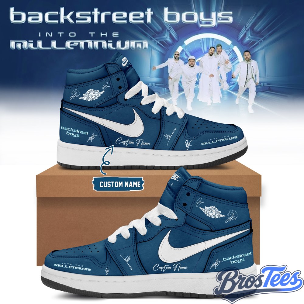 Backstreet Boys – Into The Millennium Tour Limited Edition Signature Custom AJ1 Shoes