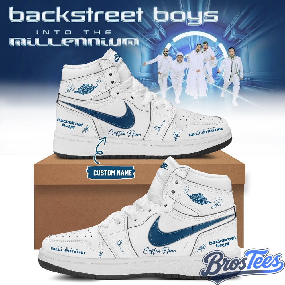 Backstreet Boys – Into The Millennium Tour Limited Edition Signature Custom AJ1 Shoes