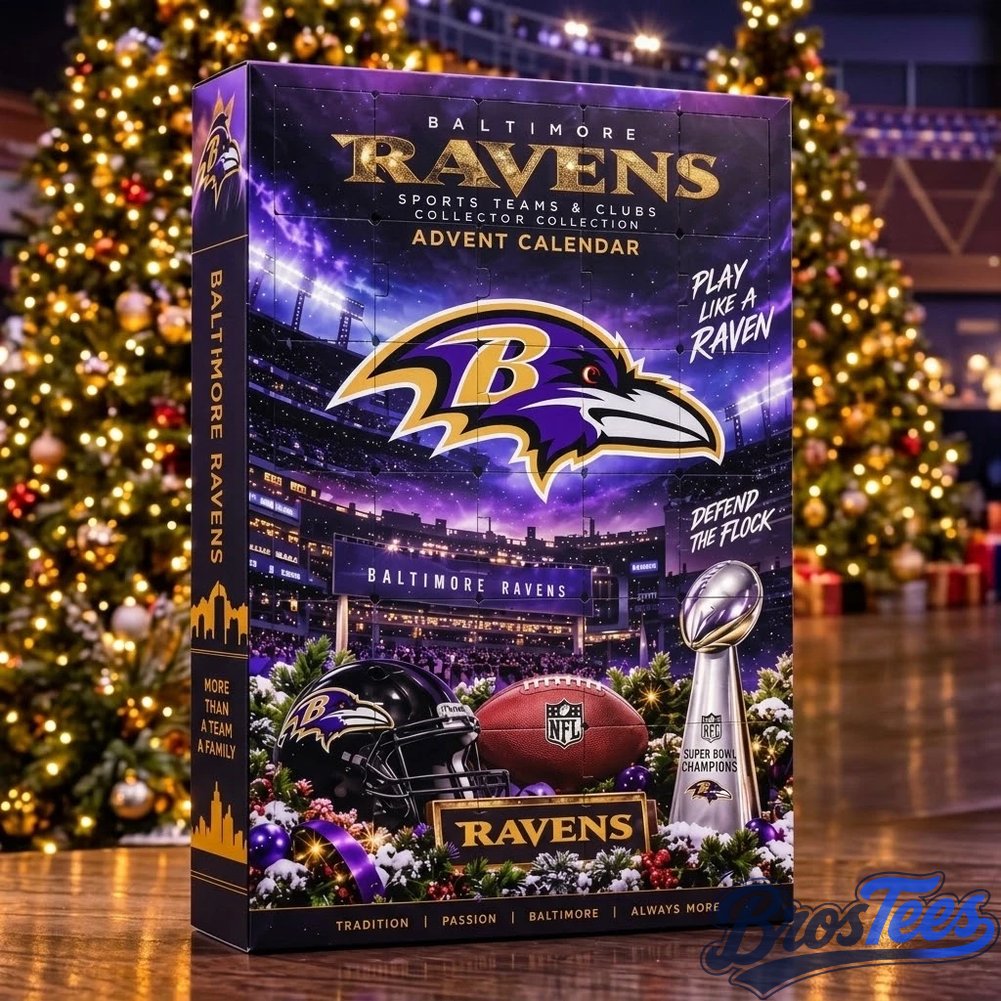 Baltimore Ravens Christmas Advent Calendar Play Like A Raven