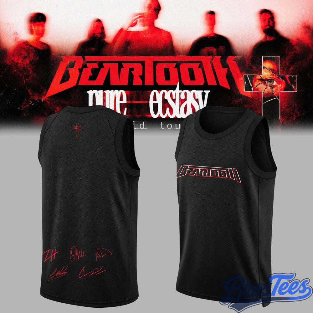 Beartooth “Pure Ecstasy World Tour” 2026 Basketball Jersey