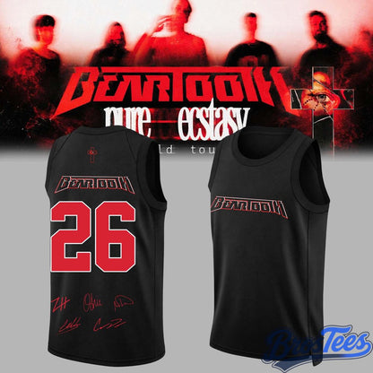 Beartooth “Pure Ecstasy World Tour” 2026 Basketball Jersey
