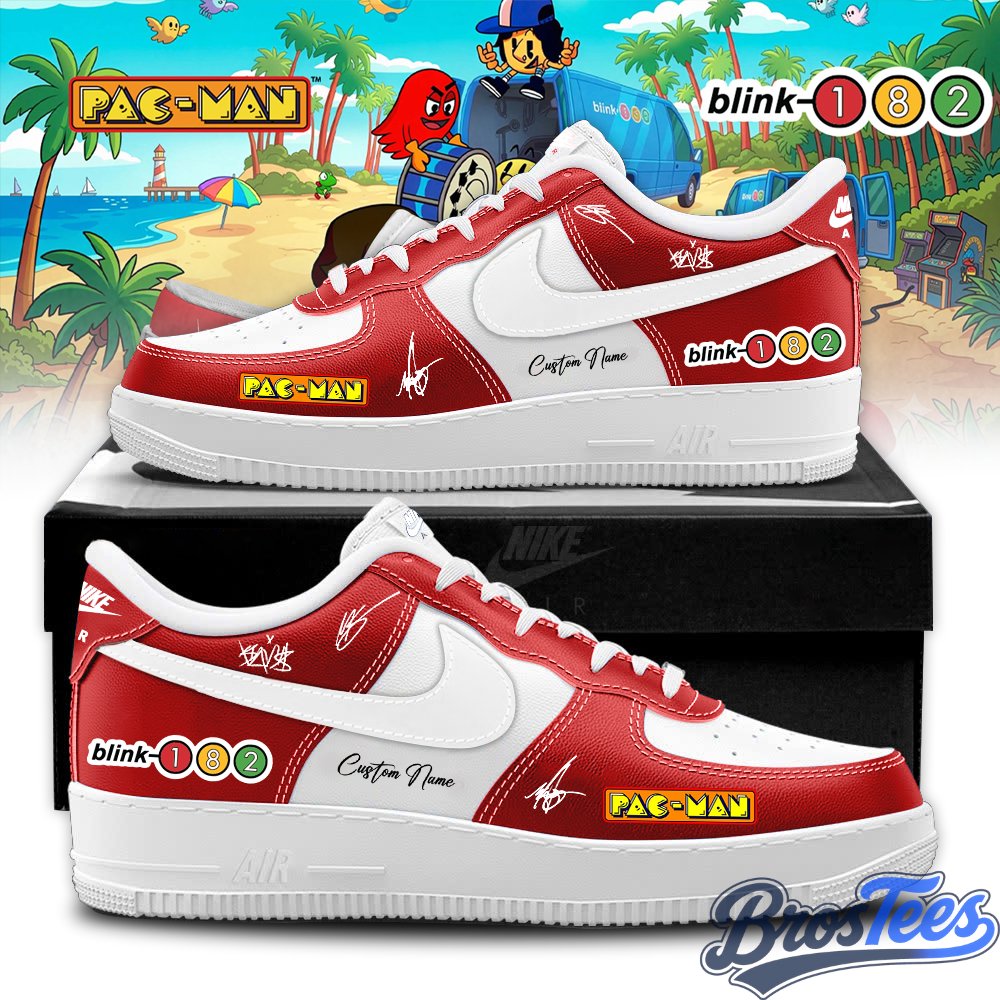 Blink-182 x PAC-MAN Special AF1 Shoes