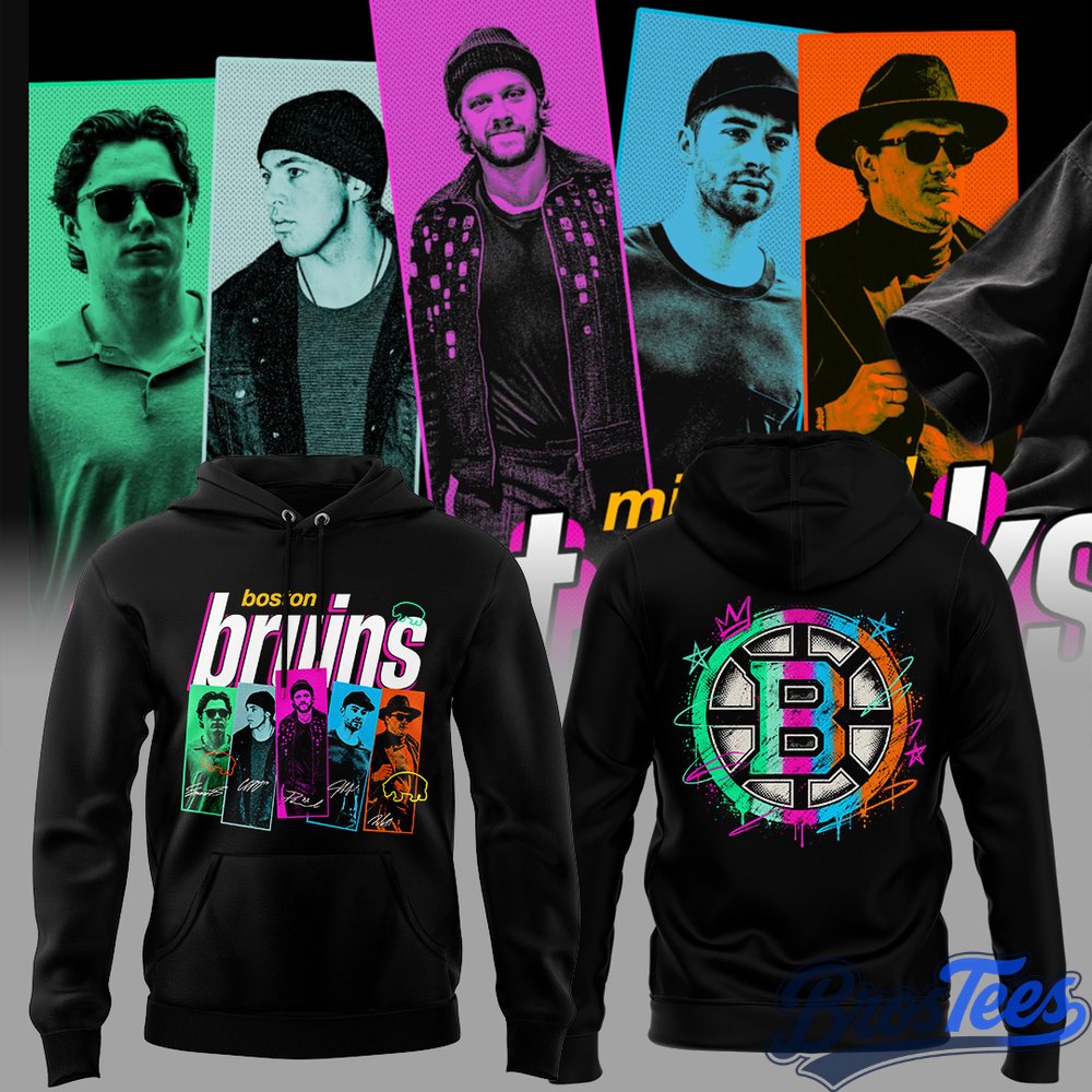 Boston Bruins Themed Boy Band Hoodie
