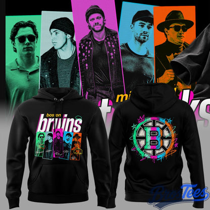 Boston Bruins Themed Boy Band Hoodie