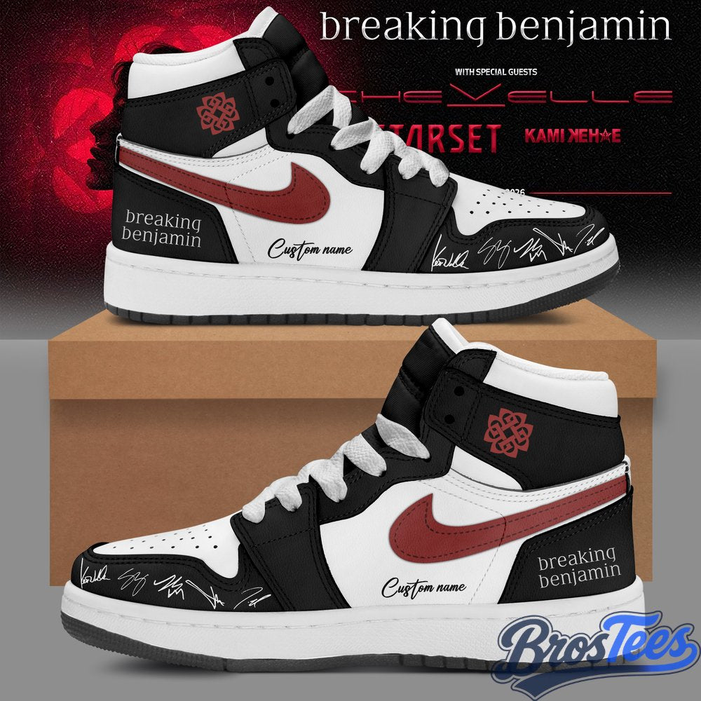 Breaking Benjamin American Tour 2026 Custom AJ1 Shoes