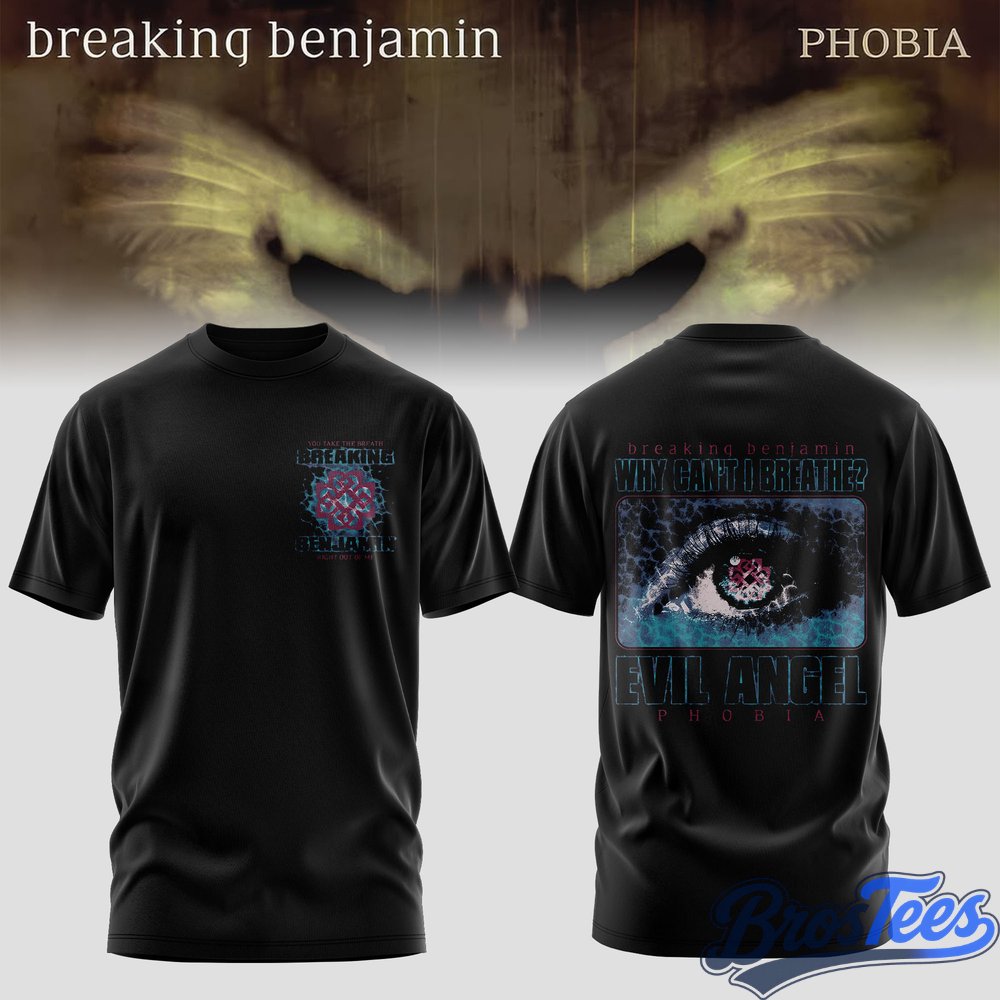 Breaking Benjamin Twenty Years of Phobia T-Shirt