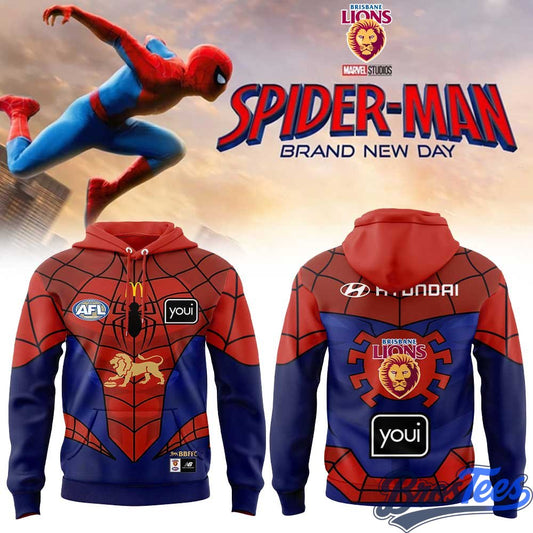 Brisbane Lions x Spider-Man 2026 Hoodie
