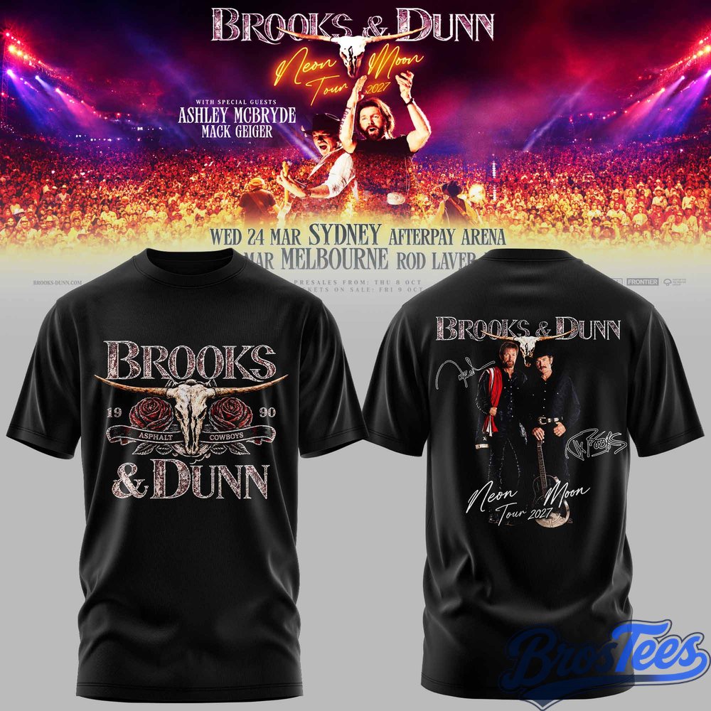 Brooks & Dunn - Neon Moon Tour 2027 T-Shirt