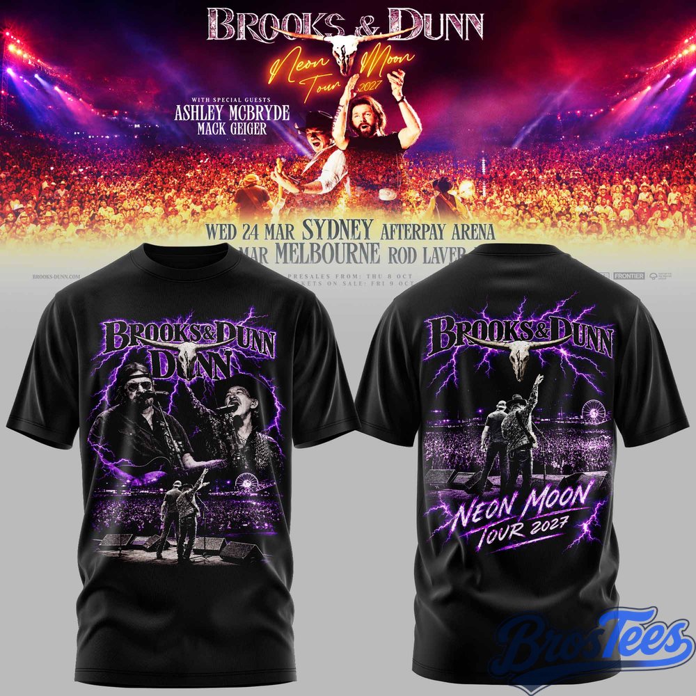 Brooks & Dunn - Neon Moon Tour 2027 T-Shirt